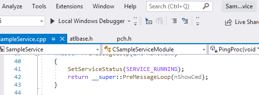 Display hjow to enable Deleaker in Visual Studio