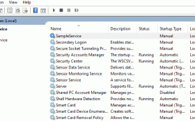 Show how to start Windows Service